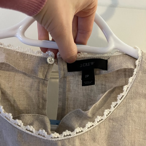J Crew 100% Linen Blouse Shirt - Picture 8 of 8